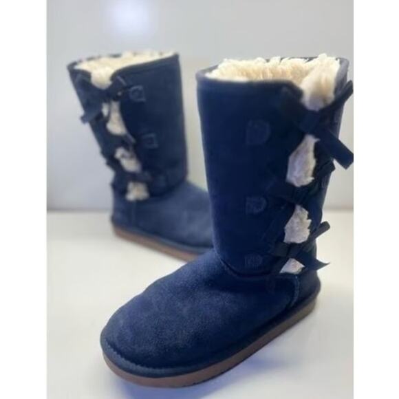 *Koolaburra By Ugg Victoria Boot - US Shoe Size 5 Blue - Picture 3 of 3